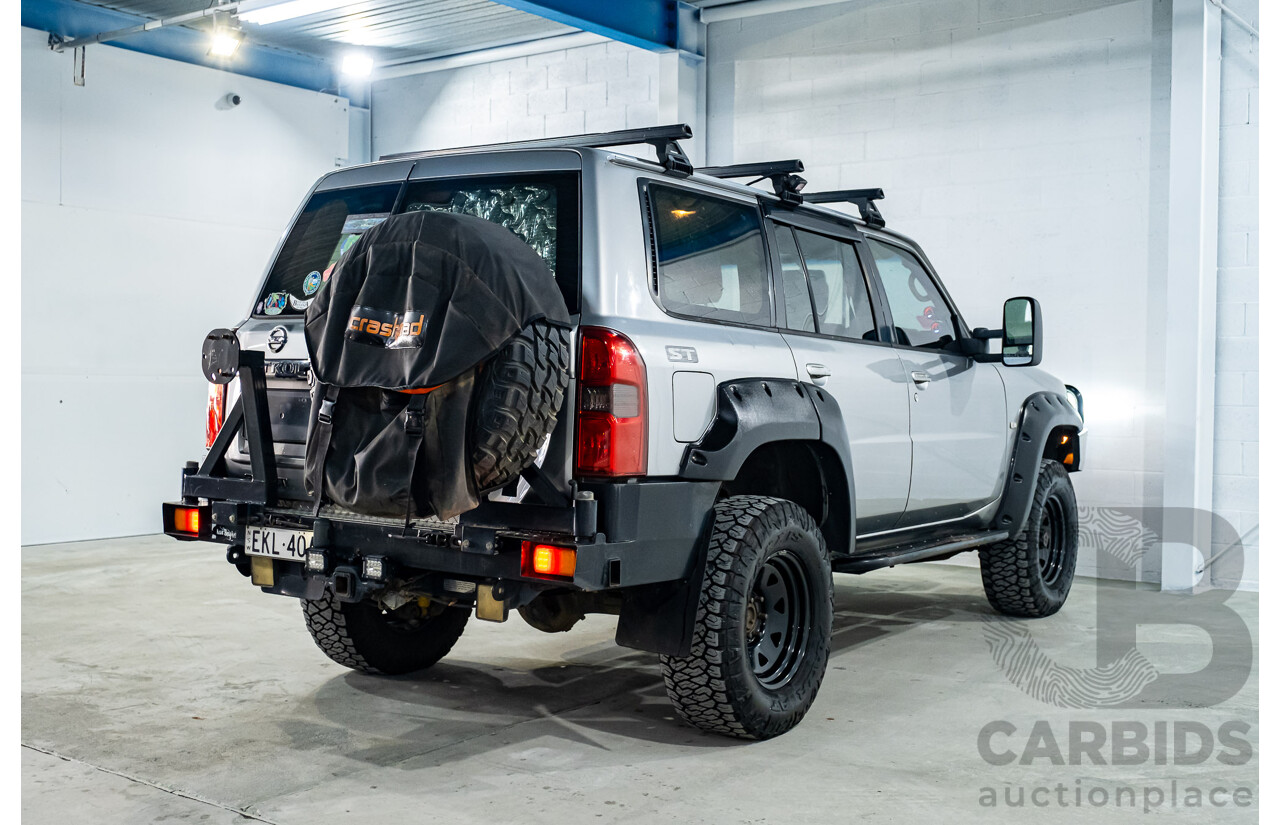 3/2005 Nissan Patrol ST (4x4) GU IV 4d Wagon Silver Turbo Diesel 3.0L