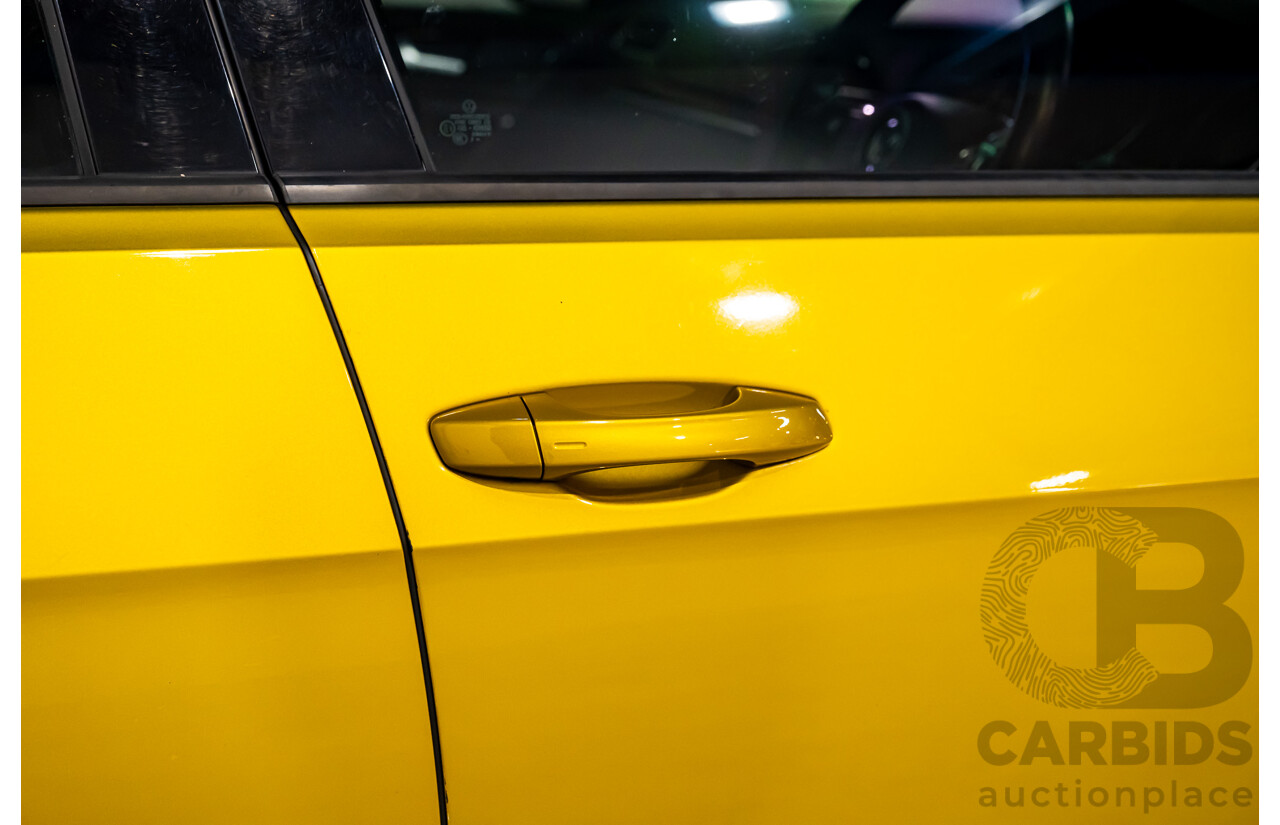 2/2018 Volkswagen Golf 110 TSI Highline MK7.5 AU MY16 4d Hatch Tumeric Yellow Metallic Turbo 1.4L