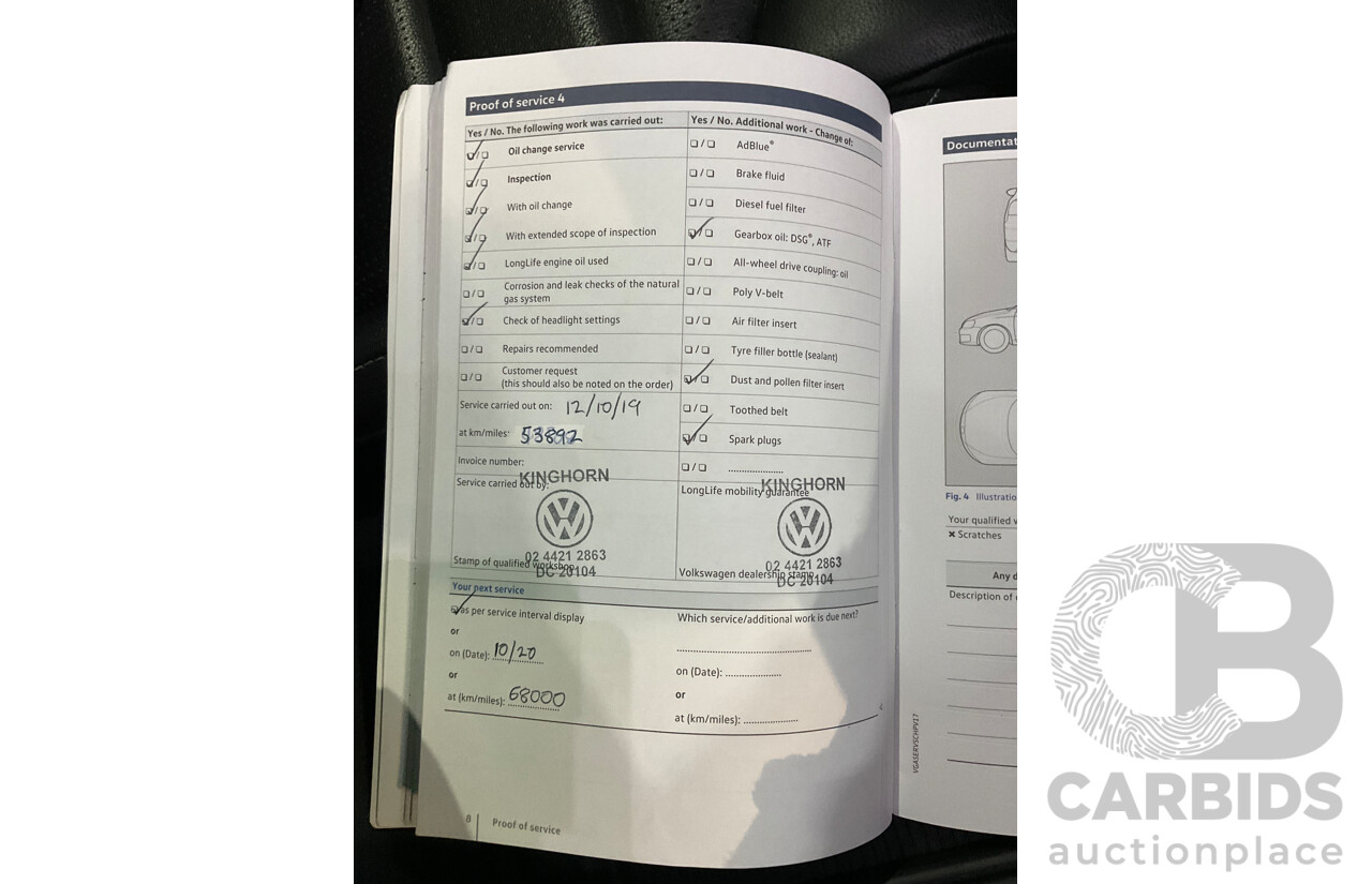 2/2018 Volkswagen Golf 110 TSI Highline MK7.5 AU MY16 4d Hatch Tumeric Yellow Metallic Turbo 1.4L