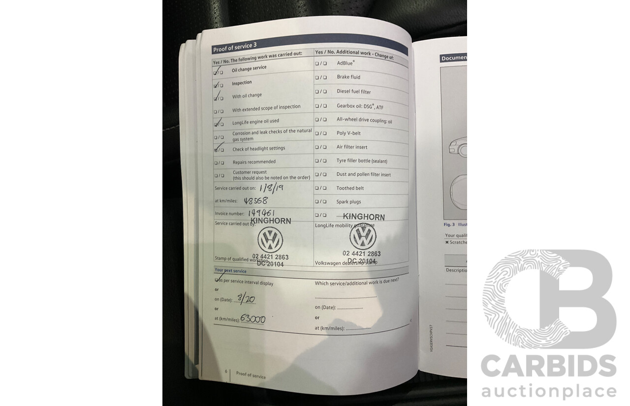 2/2018 Volkswagen Golf 110 TSI Highline MK7.5 AU MY16 4d Hatch Tumeric Yellow Metallic Turbo 1.4L