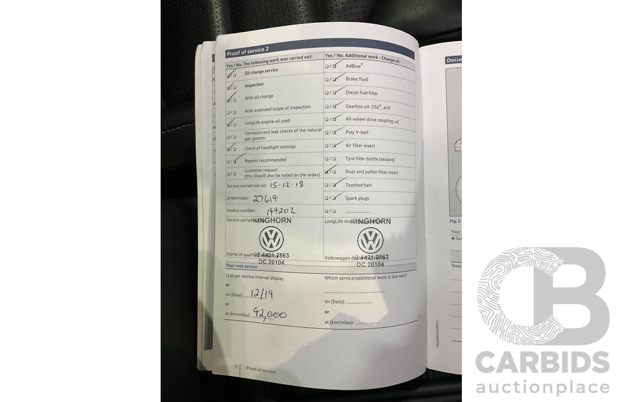 2/2018 Volkswagen Golf 110 TSI Highline MK7.5 AU MY16 4d Hatch Tumeric Yellow Metallic Turbo 1.4L