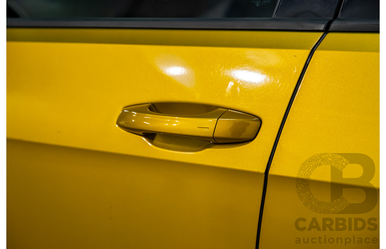 2/2018 Volkswagen Golf 110 TSI Highline MK7.5 AU MY16 4d Hatch Tumeric Yellow Metallic Turbo 1.4L