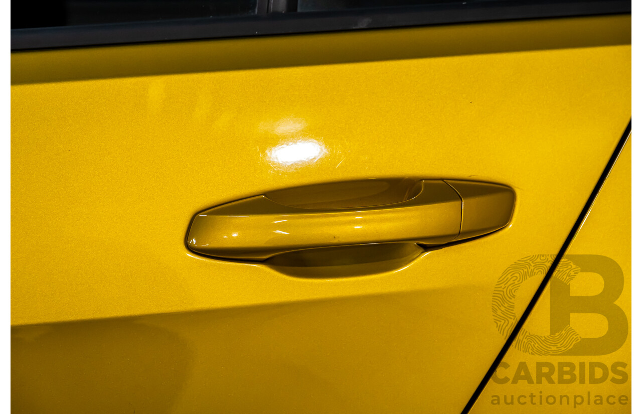 2/2018 Volkswagen Golf 110 TSI Highline MK7.5 AU MY16 4d Hatch Tumeric Yellow Metallic Turbo 1.4L