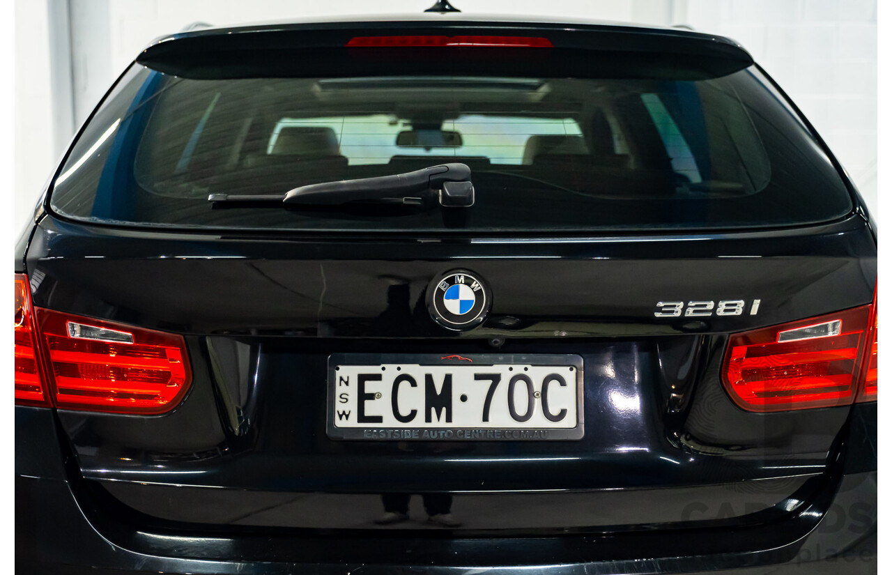 9/2013 BMW 328i Touring F31 4d Wagon Black Sapphire Metallic Turbo 2.0L