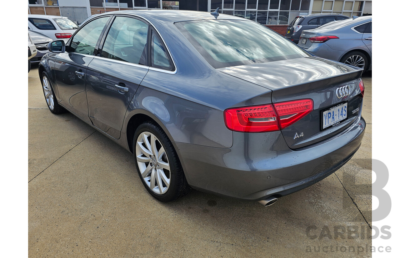 1/2013 Audi A4 3.0 TDI B8 (8K) MY13 4d Sedan Grey 3.0L