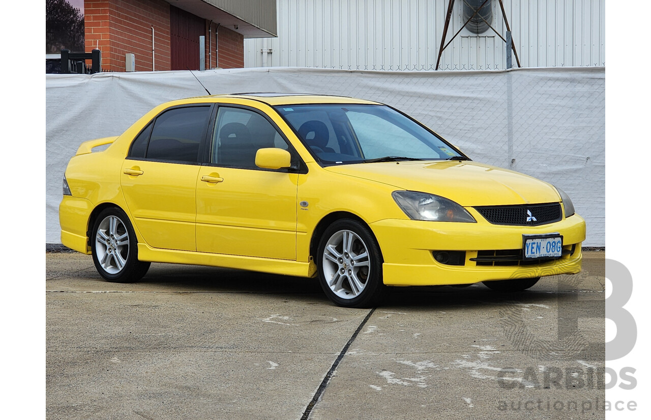 06/2006 Mitsubishi Lancer VR-X FWD CH MY06 4D Sedan Yellow 2.4L