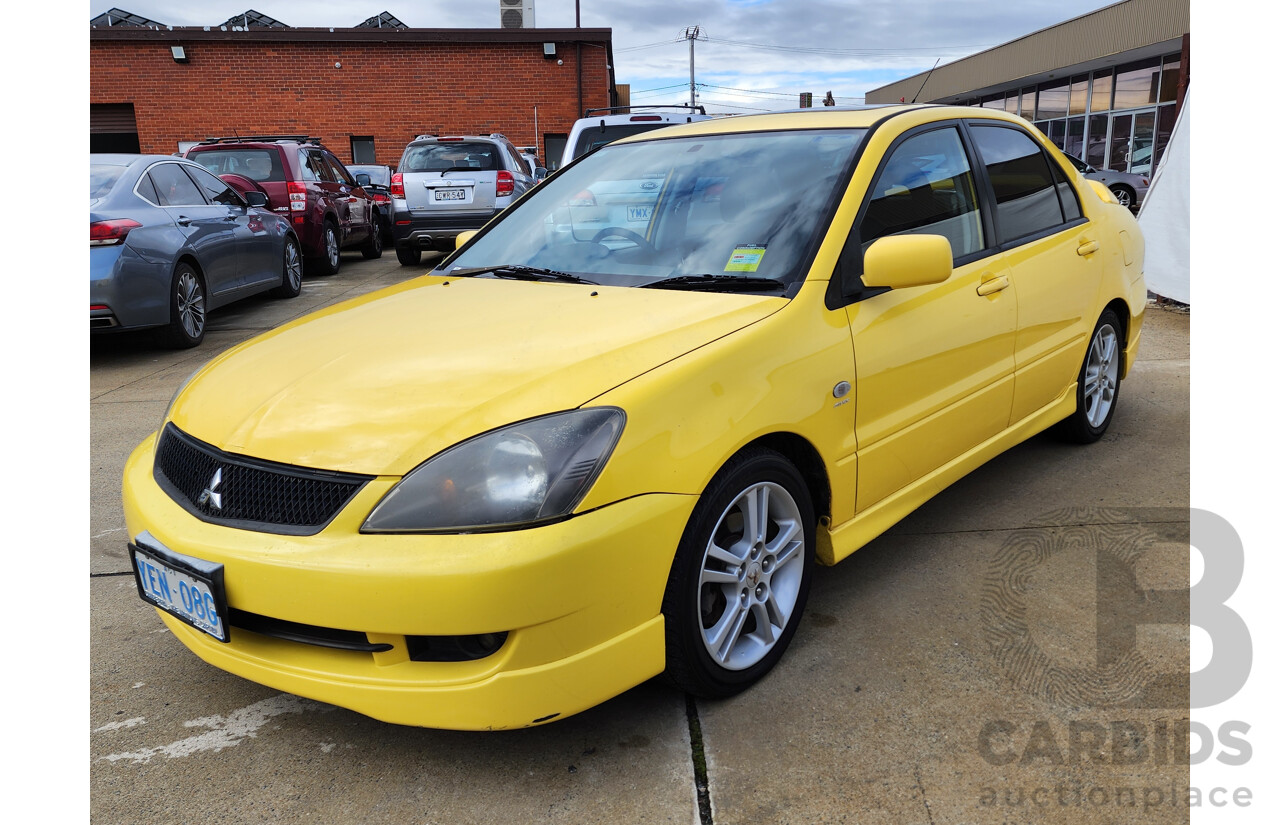 06/2006 Mitsubishi Lancer VR-X FWD CH MY06 4D Sedan Yellow 2.4L