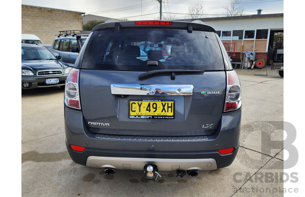 10/2011 Holden Captiva 7 LX (4x4) AWD CG SERIES II 4D Wagon Grey 3.0L