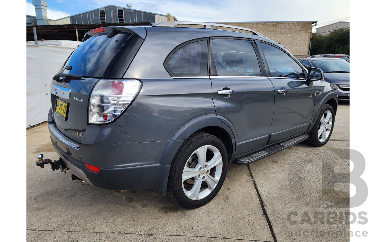 10/2011 Holden Captiva 7 LX (4x4) AWD CG SERIES II 4D Wagon Grey 3.0L