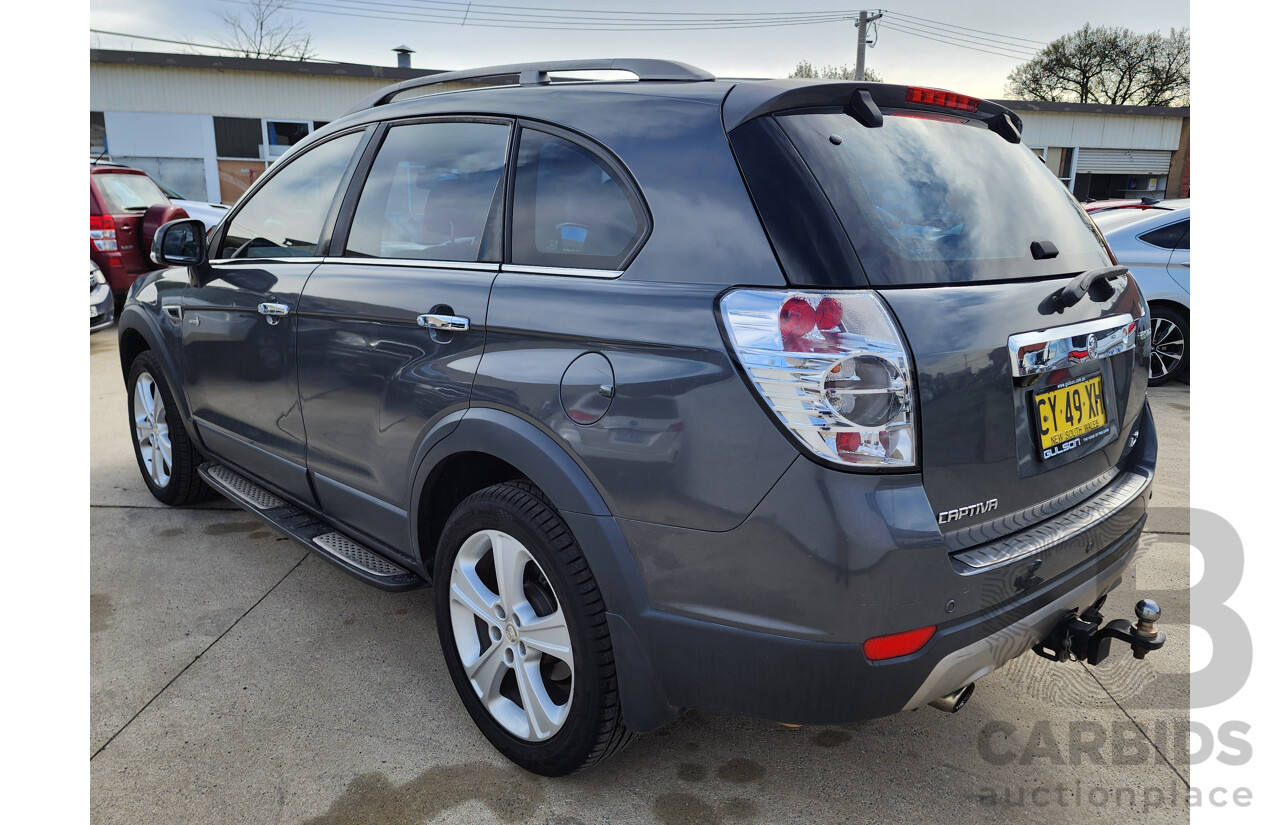 10/2011 Holden Captiva 7 LX (4x4) AWD CG SERIES II 4D Wagon Grey 3.0L