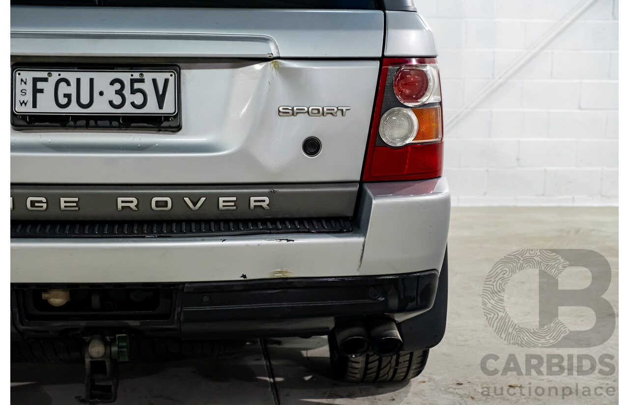 5/2008 Land Rover Range Rover Sport 2.7 TdV6 MY08 4d Wagon Silver Turbo Diesel V6 2.7L