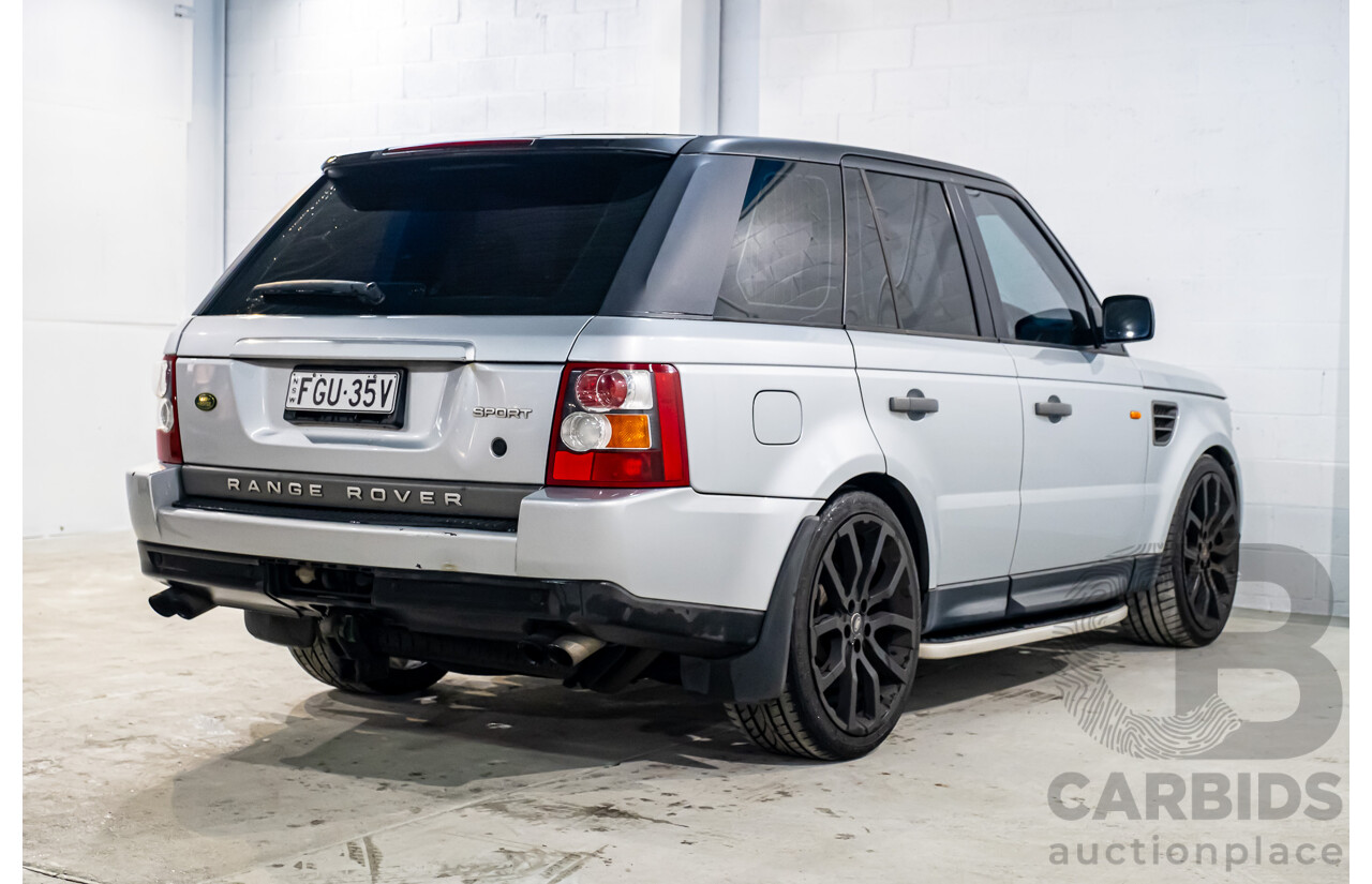 5/2008 Land Rover Range Rover Sport 2.7 TdV6 MY08 4d Wagon Silver Turbo Diesel V6 2.7L