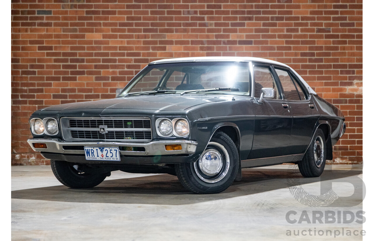 6/1974 Holden HQ Premier 4d Sedan Gunmetal Metallic Grey 308ci V8 5.0L