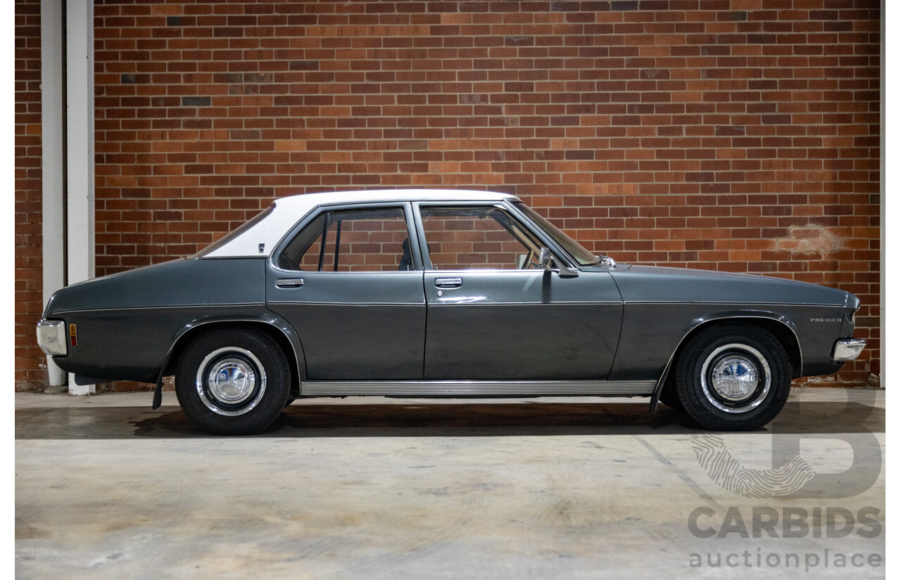 6/1974 Holden HQ Premier 4d Sedan Gunmetal Metallic Grey 308ci V8 5.0L