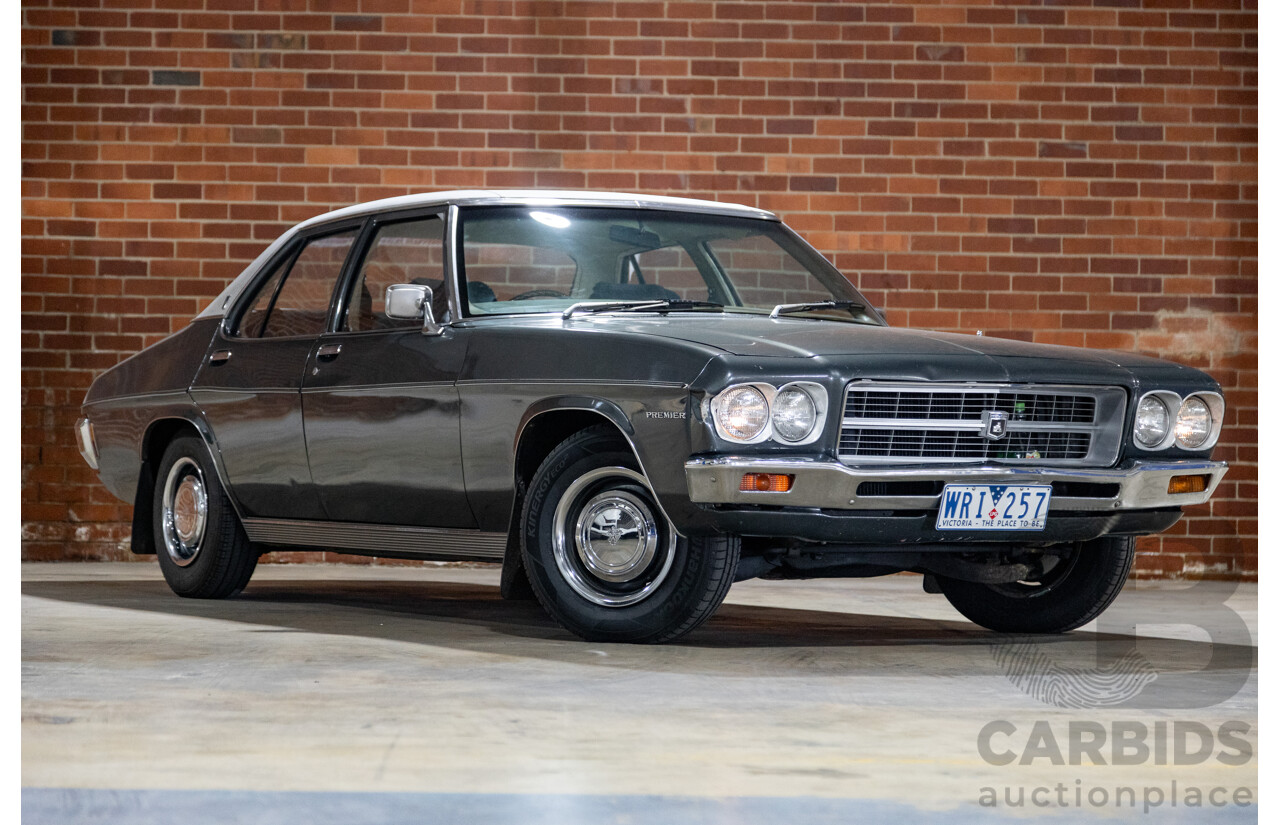 6/1974 Holden HQ Premier 4d Sedan Gunmetal Metallic Grey 308ci V8 5.0L