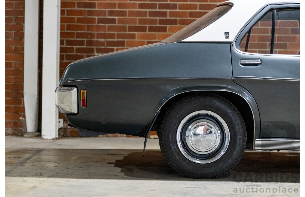 6/1974 Holden HQ Premier 4d Sedan Gunmetal Metallic Grey 308ci V8 5.0L