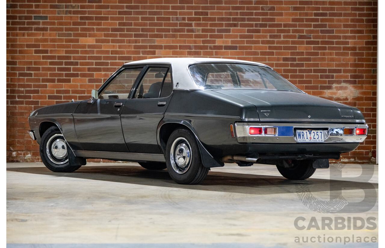 6/1974 Holden HQ Premier 4d Sedan Gunmetal Metallic Grey 308ci V8 5.0L