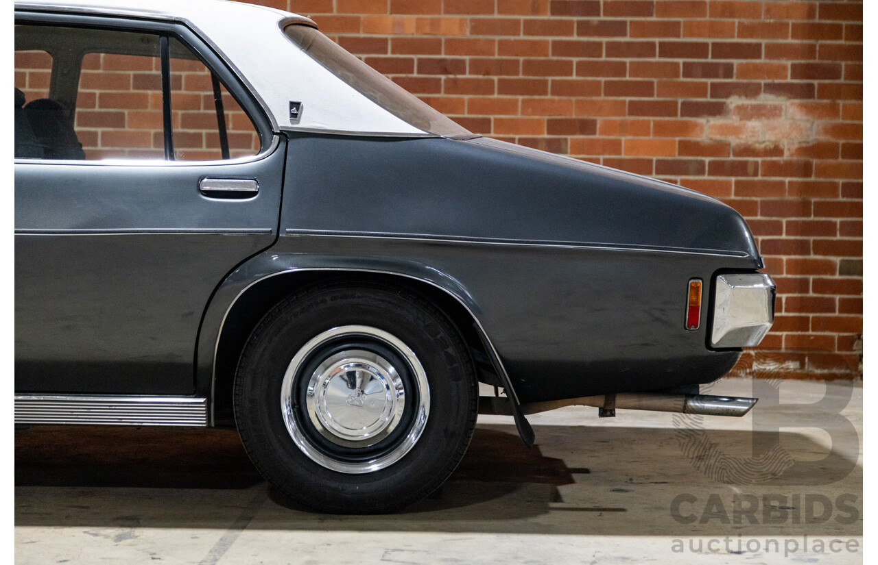 6/1974 Holden HQ Premier 4d Sedan Gunmetal Metallic Grey 308ci V8 5.0L