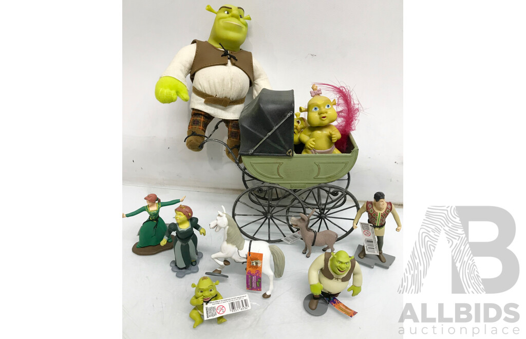 Lot of Collectable Shrek Figurines