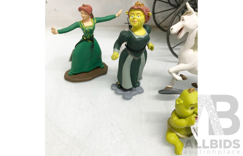 Lot of Collectable Shrek Figurines