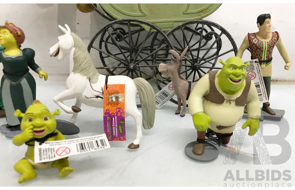 Lot of Collectable Shrek Figurines