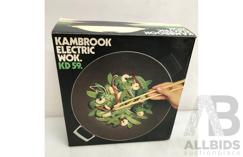 Kambrook (KD59) Electric Wok Set