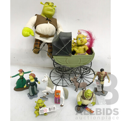 Lot of Collectable Shrek Figurines