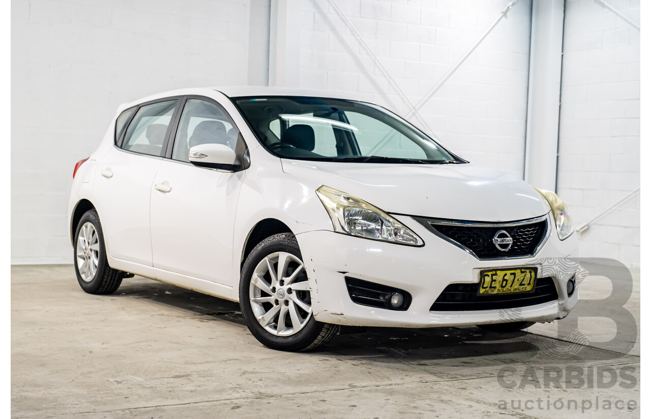 7/2015 Nissan Pulsar ST-L C12 5d Hatchback White 1.8L