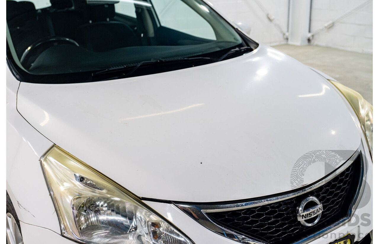 7/2015 Nissan Pulsar ST-L C12 5d Hatchback White 1.8L