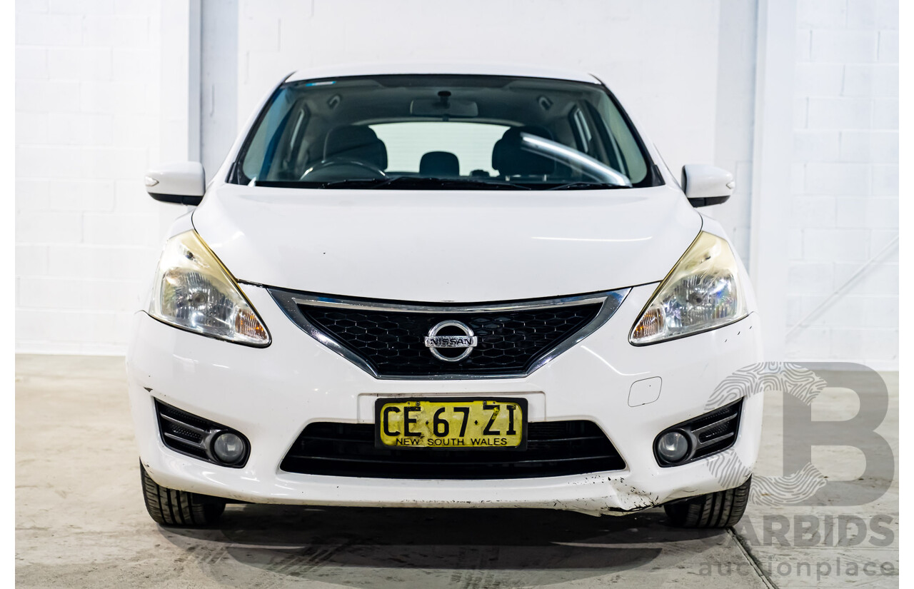 7/2015 Nissan Pulsar ST-L C12 5d Hatchback White 1.8L