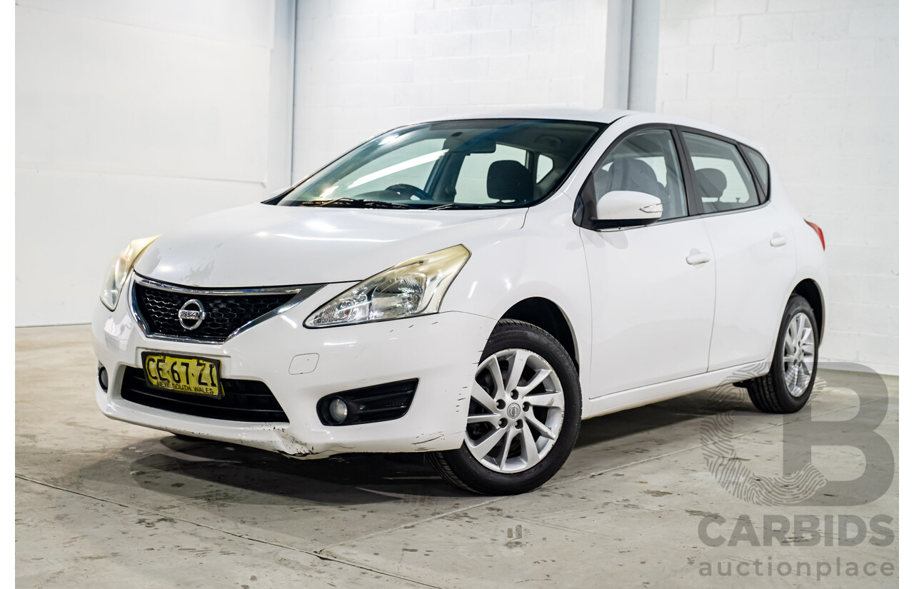 7/2015 Nissan Pulsar ST-L C12 5d Hatchback White 1.8L