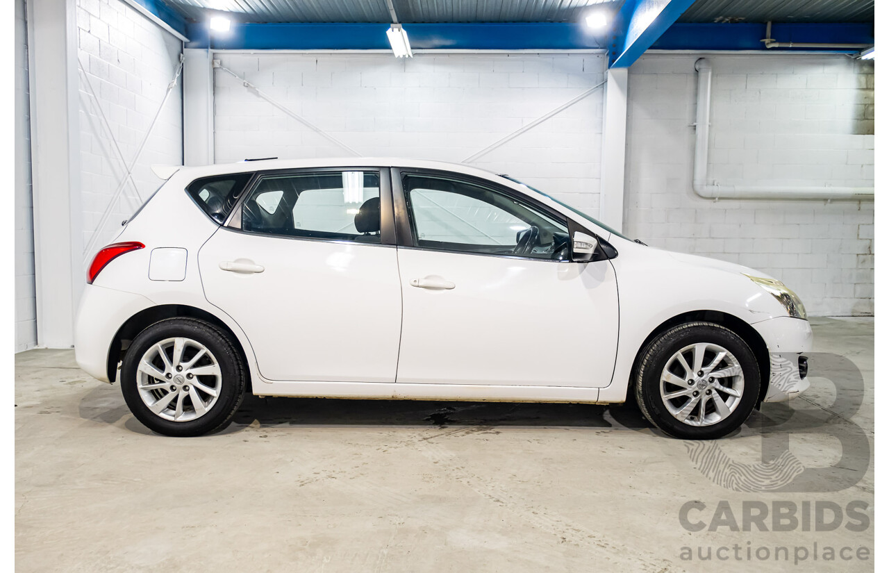 7/2015 Nissan Pulsar ST-L C12 5d Hatchback White 1.8L