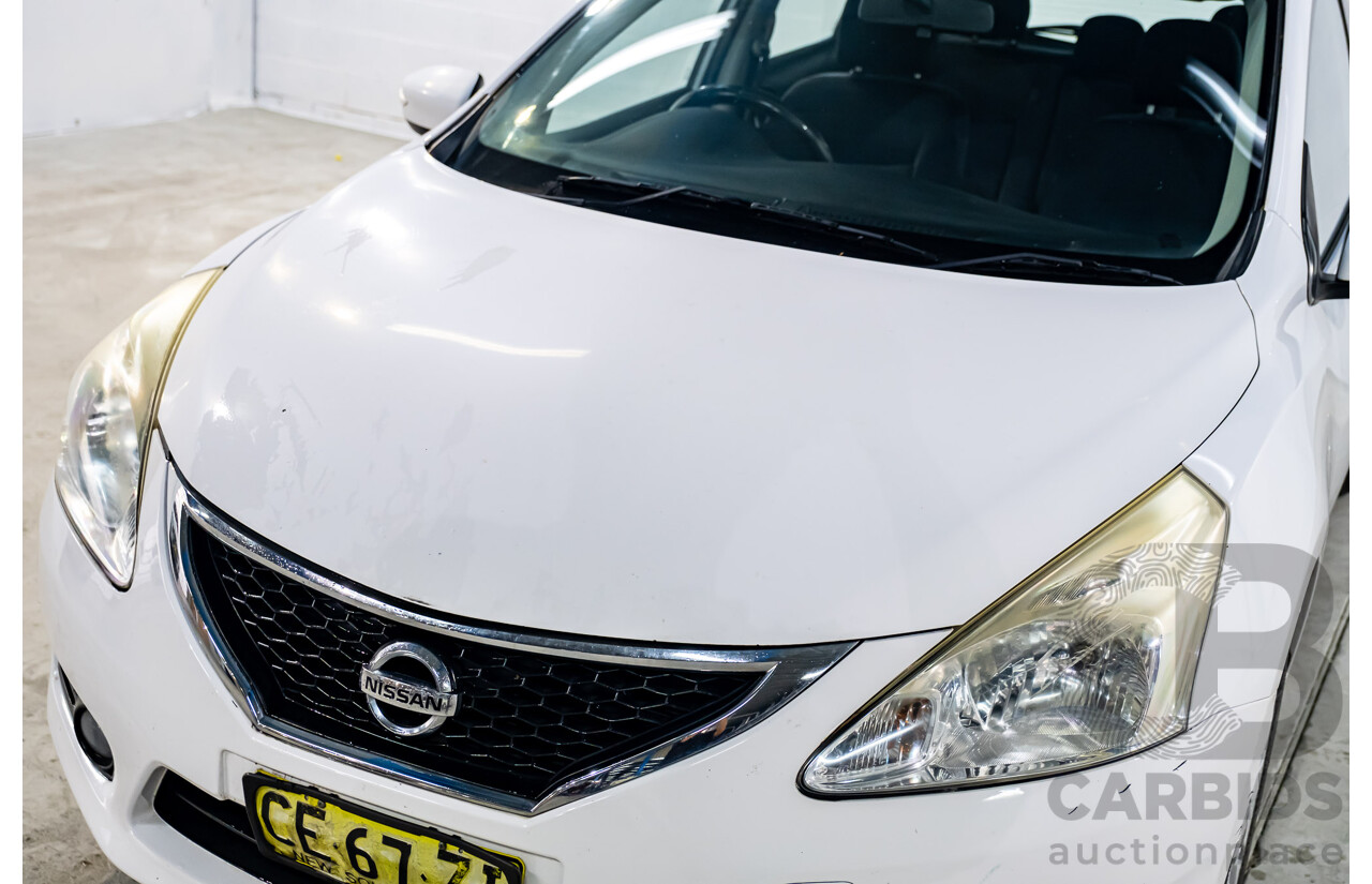 7/2015 Nissan Pulsar ST-L C12 5d Hatchback White 1.8L