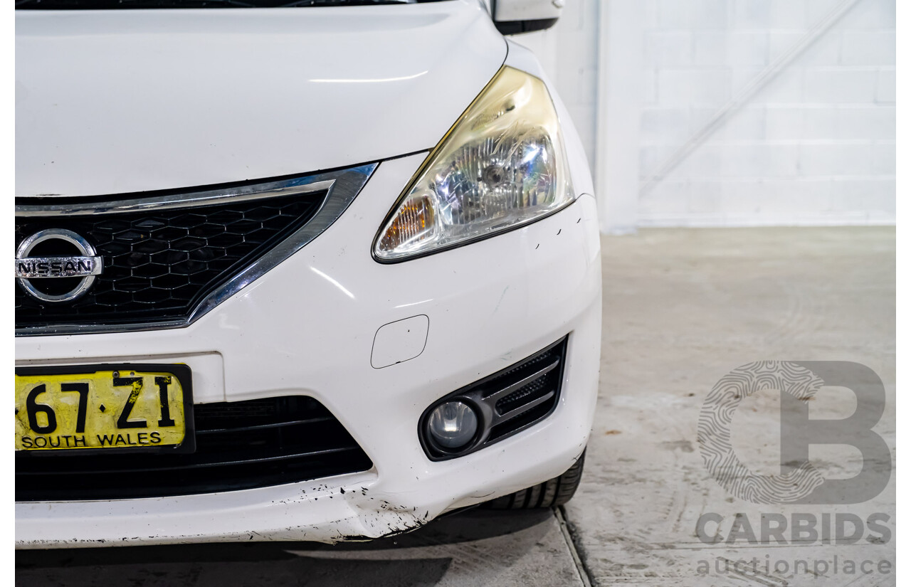 7/2015 Nissan Pulsar ST-L C12 5d Hatchback White 1.8L