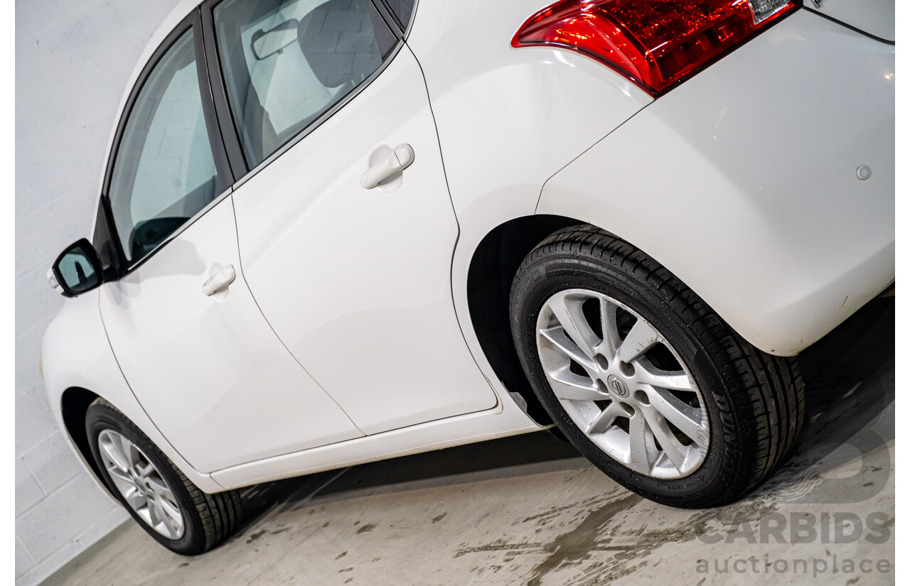 7/2015 Nissan Pulsar ST-L C12 5d Hatchback White 1.8L