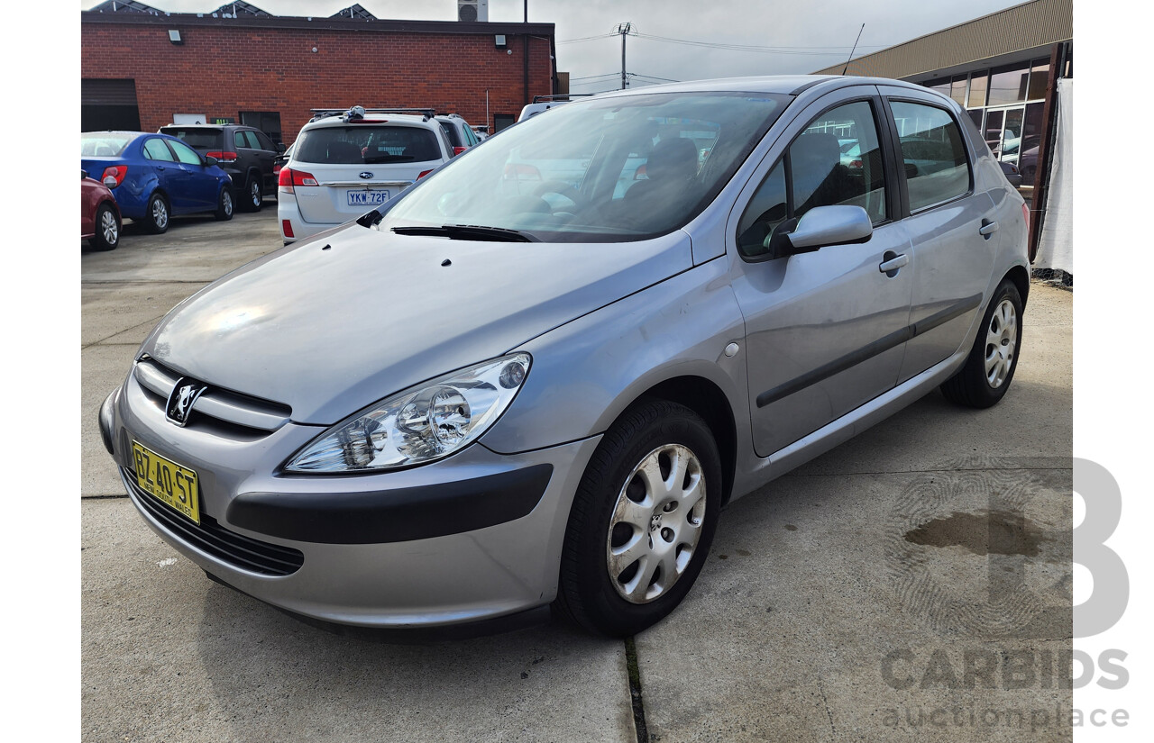 03/2005 Peugeot 307 1.6 FWD  5D Hatchback Grey 1.6L