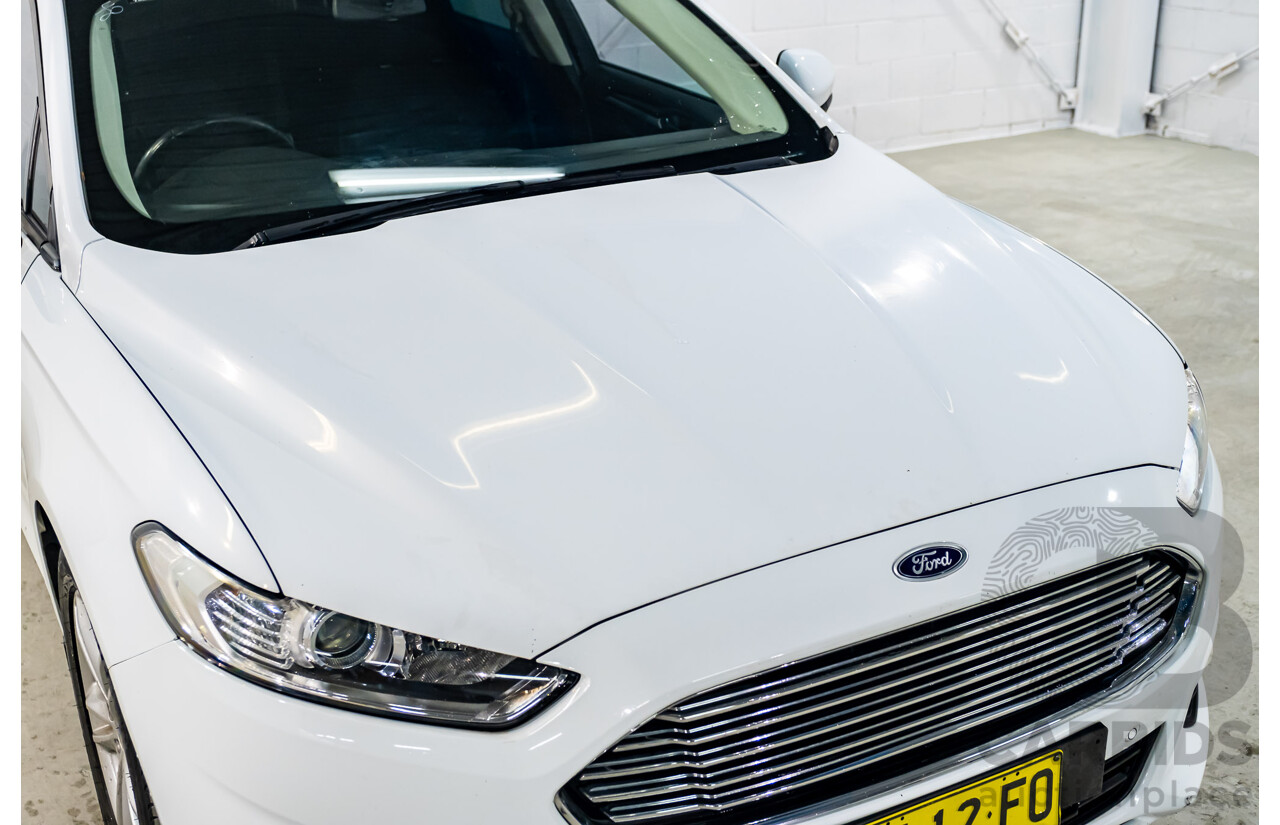 9/2015 Ford Mondeo Ambiente TDCi MD 4d Wagon White Turbo Diesel 2.0L