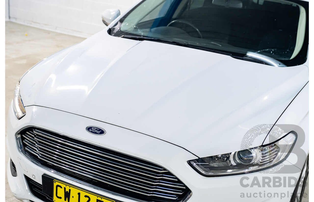 9/2015 Ford Mondeo Ambiente TDCi MD 4d Wagon White Turbo Diesel 2.0L