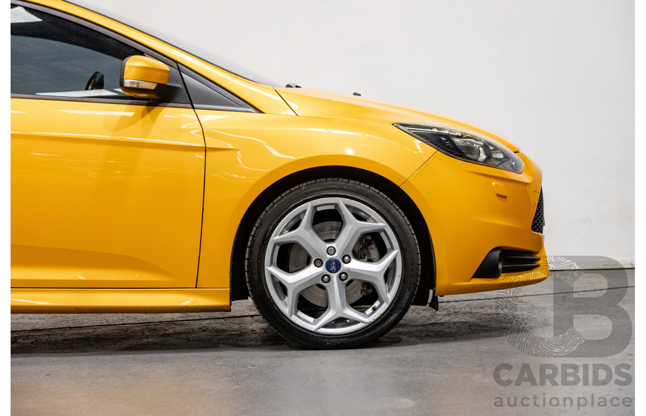 7/2013 Ford Focus ST LW MK2 5d Hatchback Tangerine Scream Metallic Turbo 2.0L