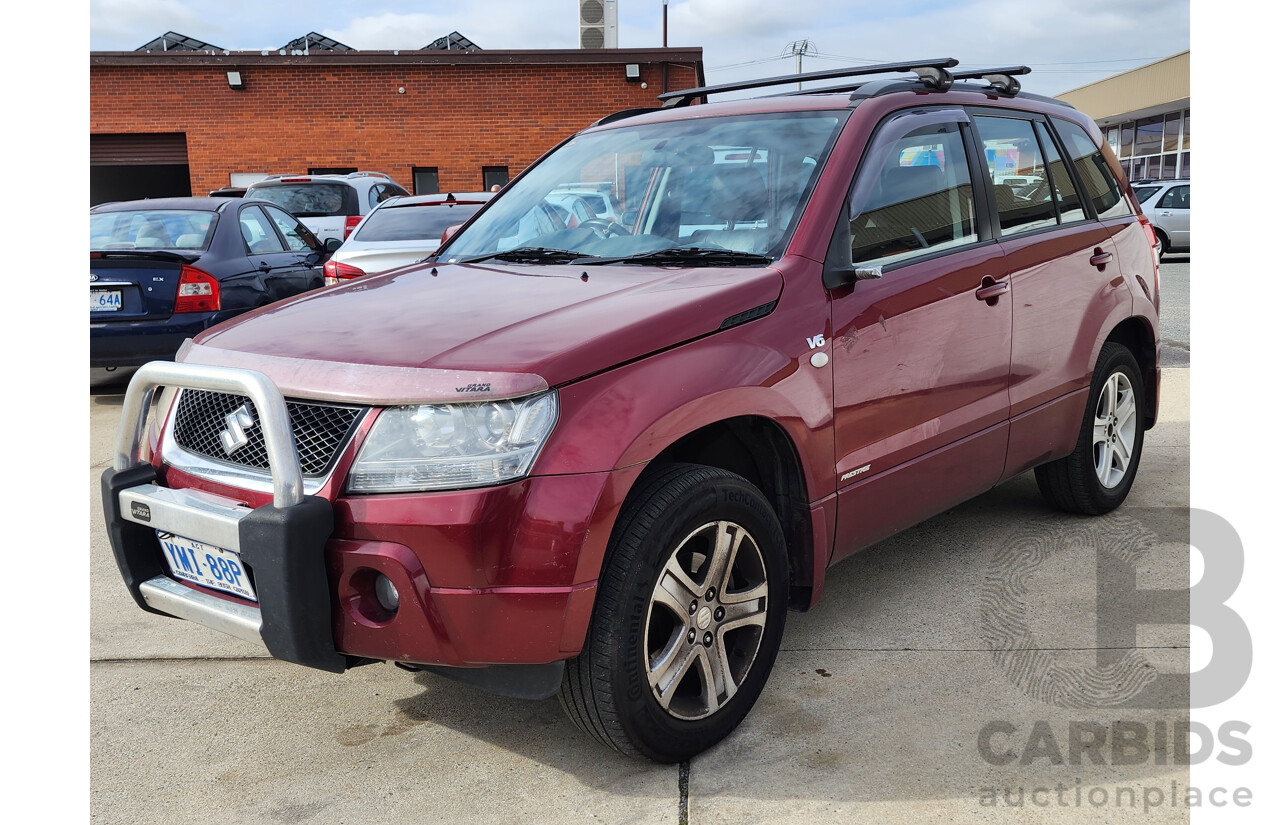 06/2008 Suzuki Grand Vitara PRESTIGE (4x4) 4x4 JB MY09 4D Wagon Red 3.2L