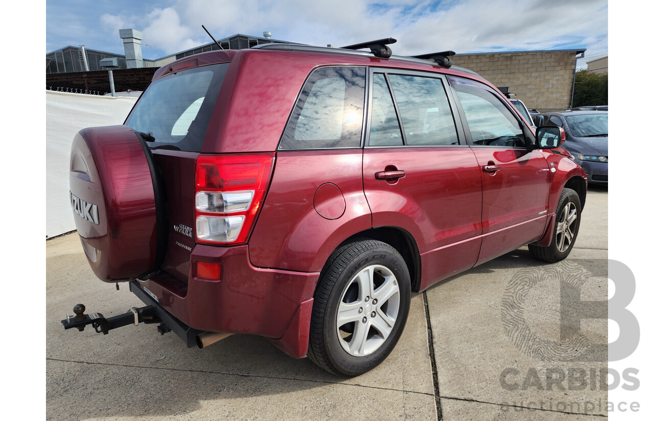 06/2008 Suzuki Grand Vitara PRESTIGE (4x4) 4x4 JB MY09 4D Wagon Red 3.2L