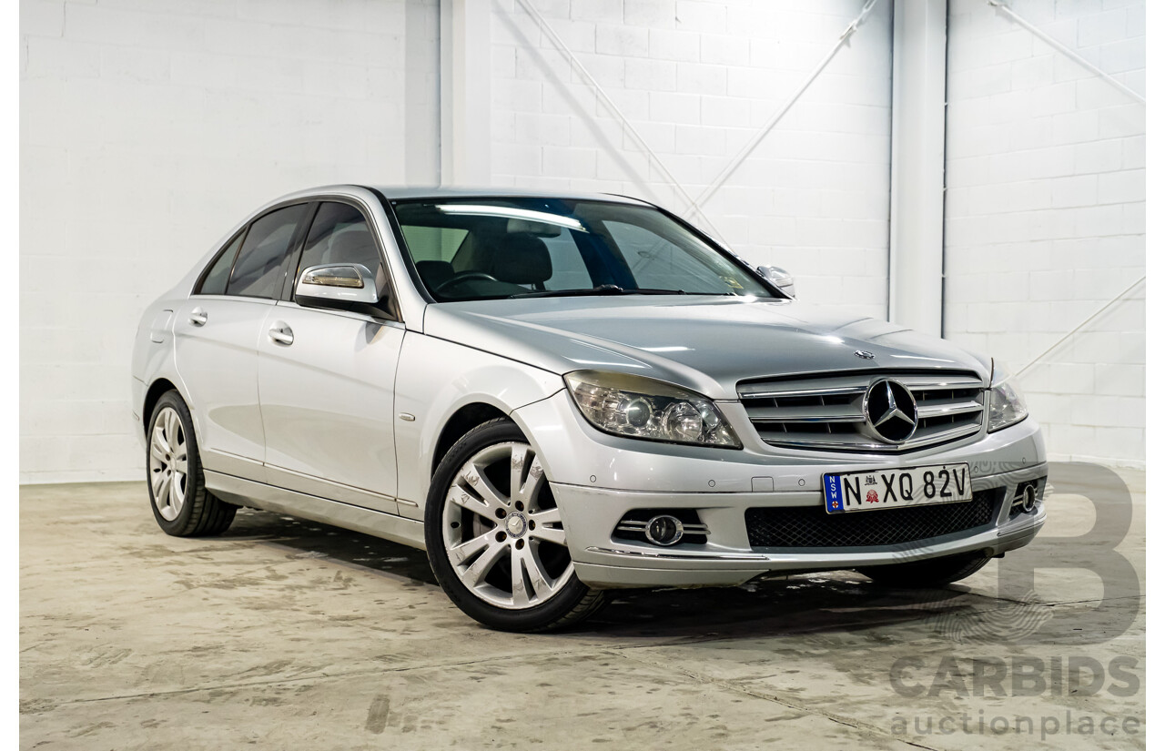 3/2008 Mercedes Benz C220 CDI Classic W204 4d Sedan Iridium Silver Metallic Turbo Diesel 2.1L