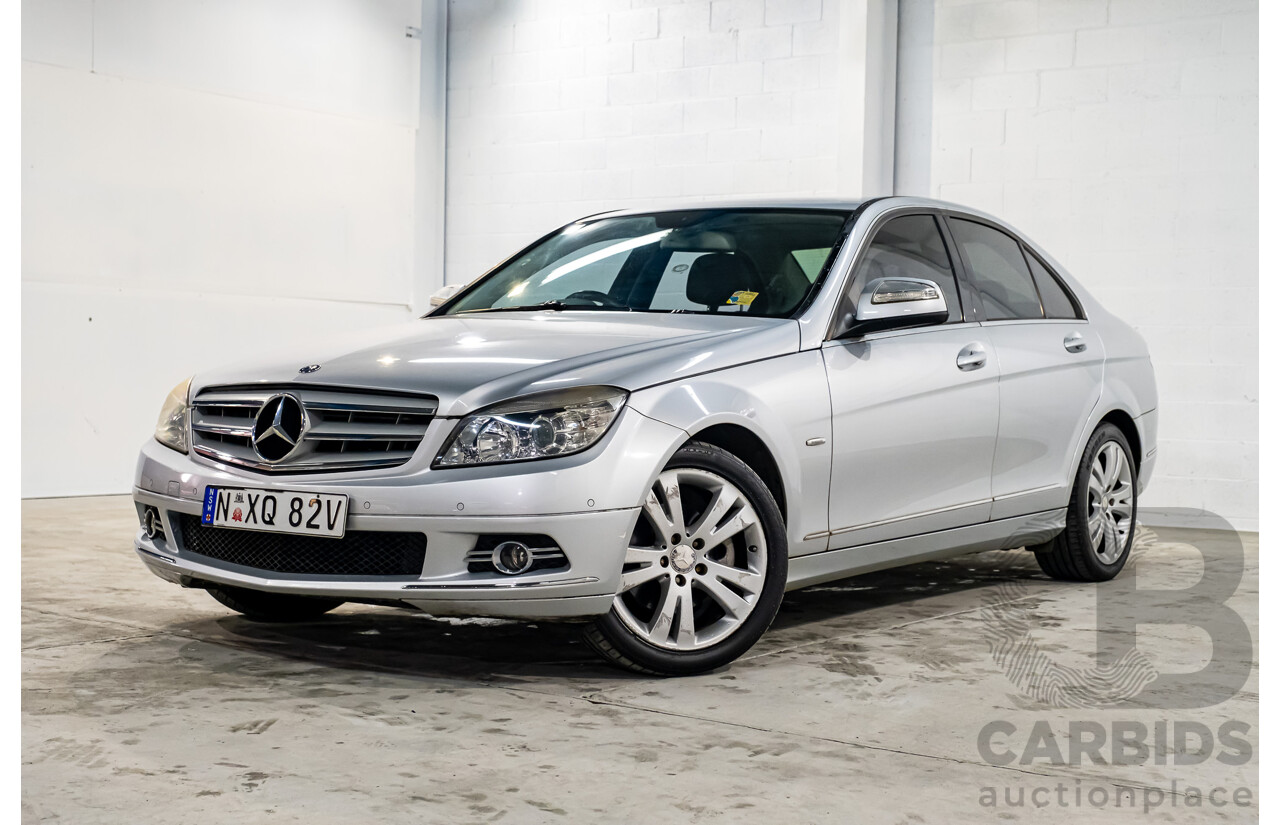 3/2008 Mercedes Benz C220 CDI Classic W204 4d Sedan Iridium Silver Metallic Turbo Diesel 2.1L