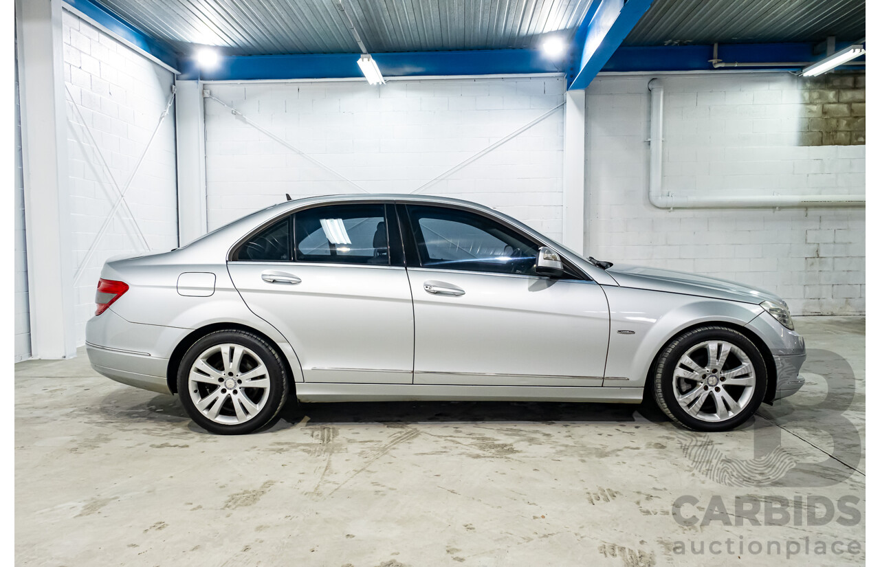 3/2008 Mercedes Benz C220 CDI Classic W204 4d Sedan Iridium Silver Metallic Turbo Diesel 2.1L