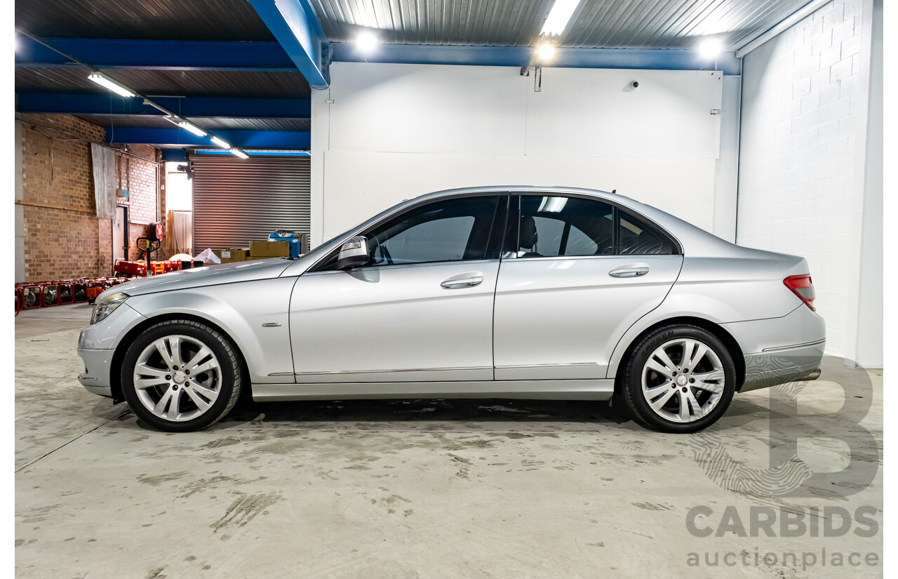 3/2008 Mercedes Benz C220 CDI Classic W204 4d Sedan Iridium Silver Metallic Turbo Diesel 2.1L