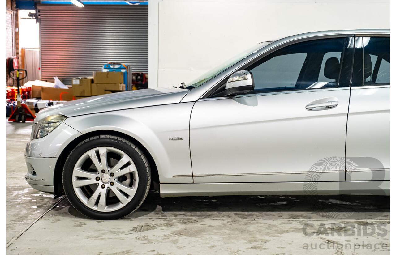 3/2008 Mercedes Benz C220 CDI Classic W204 4d Sedan Iridium Silver Metallic Turbo Diesel 2.1L