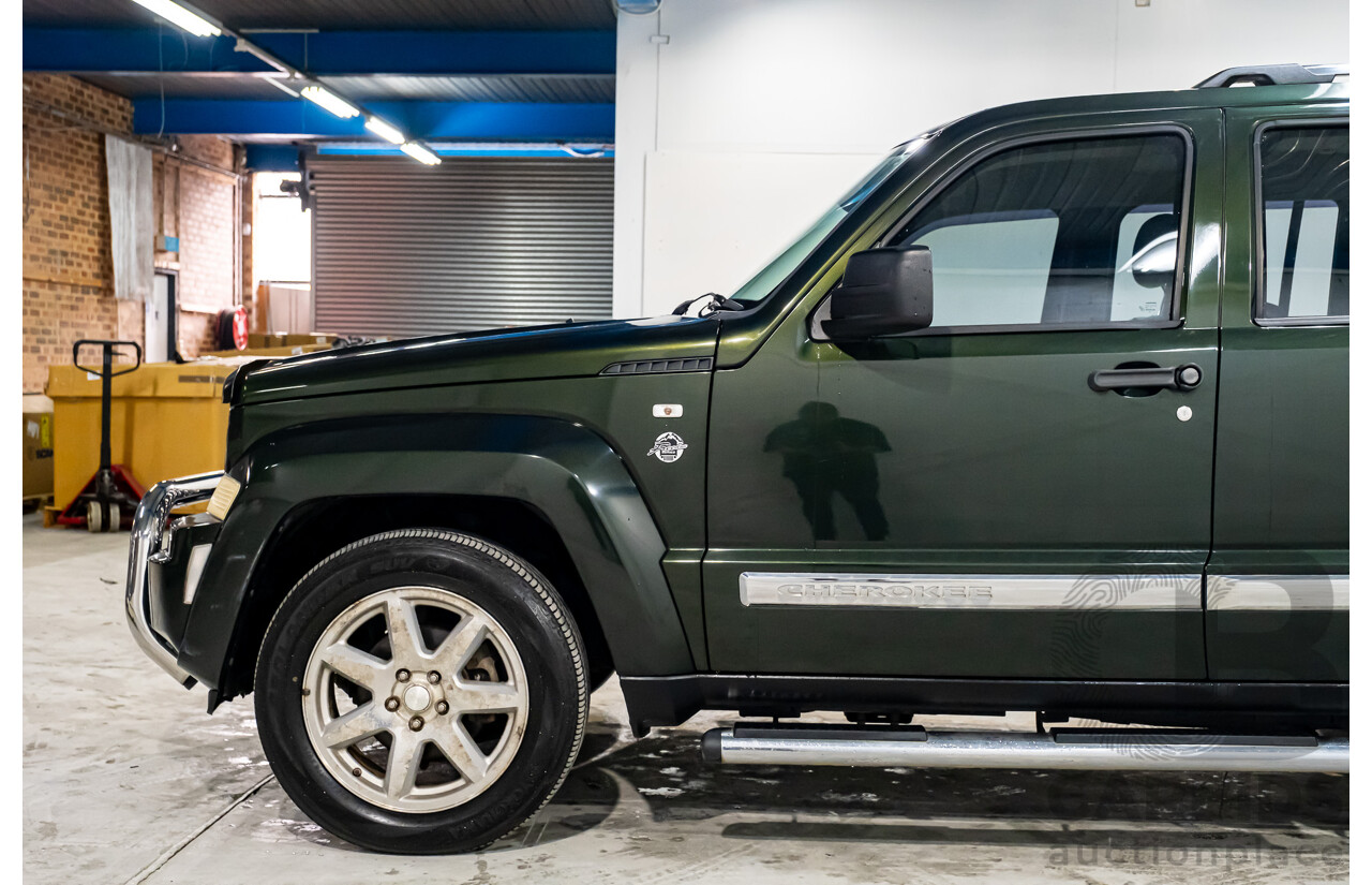 3/2010 Jeep Cherokee Limited (4x4) KK 4d Wagon Metallic Green V6 3.7L