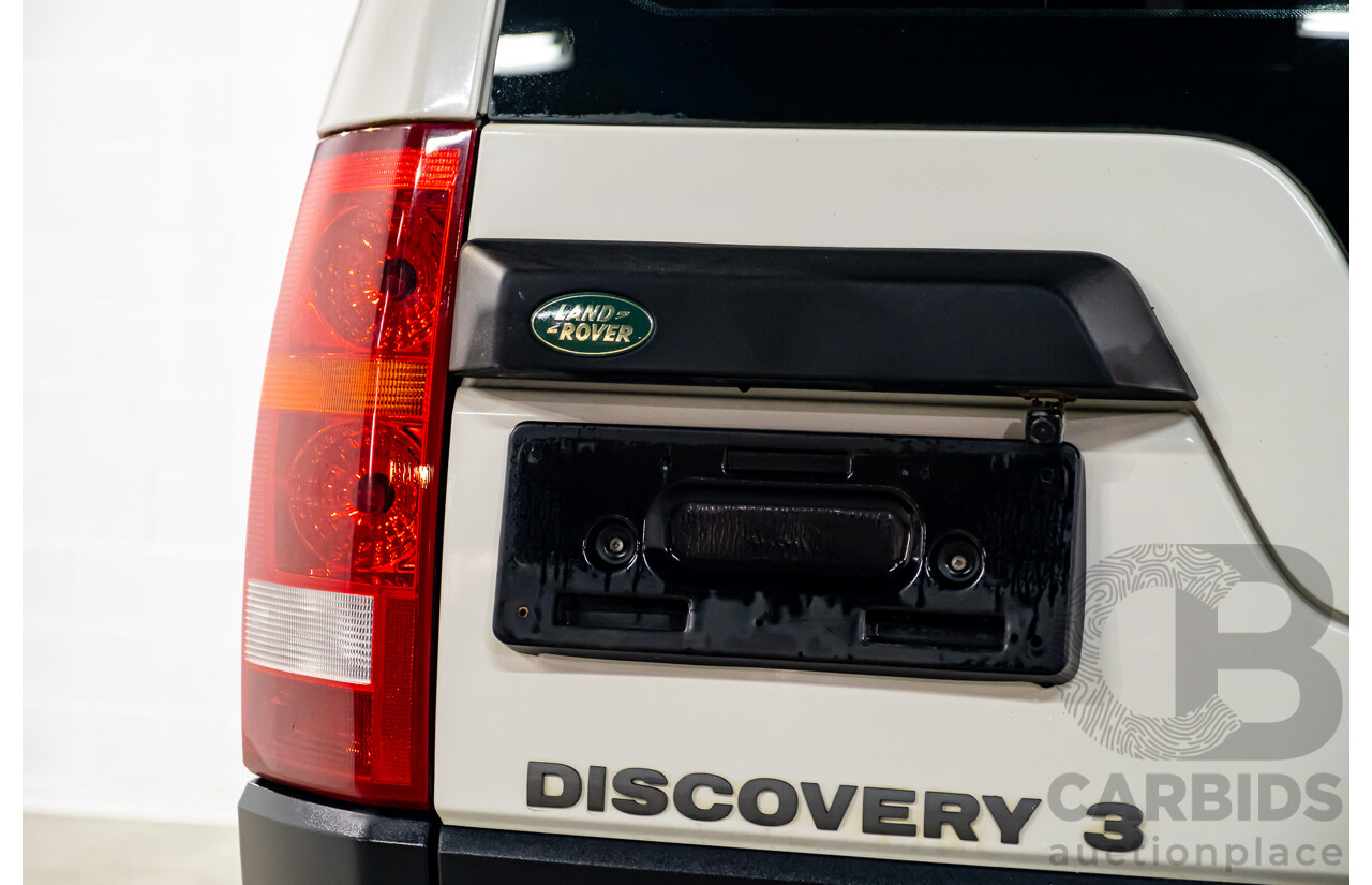 9/2007 Land Rover Discovery 3 SE MY06 UPGRADE 4d Wagon White V6 4.0L