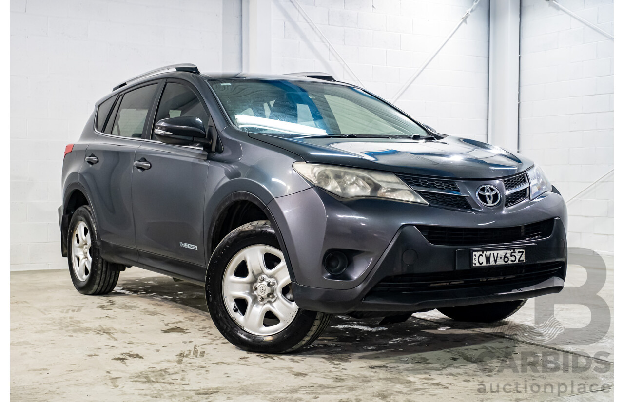 12/2014 Toyota Rav4 GX (4x4) ALA49R 4d Wagon Metallic Grey Turbo Diesel 2.2L