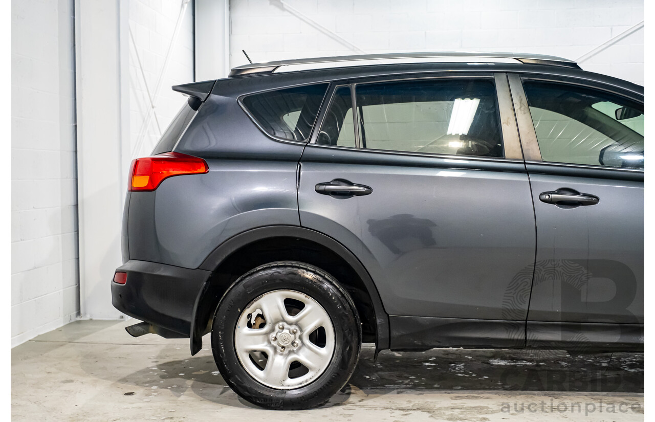 12/2014 Toyota Rav4 GX (4x4) ALA49R 4d Wagon Metallic Grey Turbo Diesel 2.2L